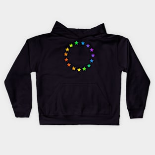 Rainbow stars Kids Hoodie